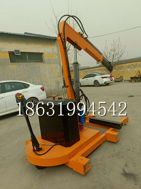平昌县自卸车厢随车吊 自制轮式四不像起重机 四驱平板吊 5吨 贵盛